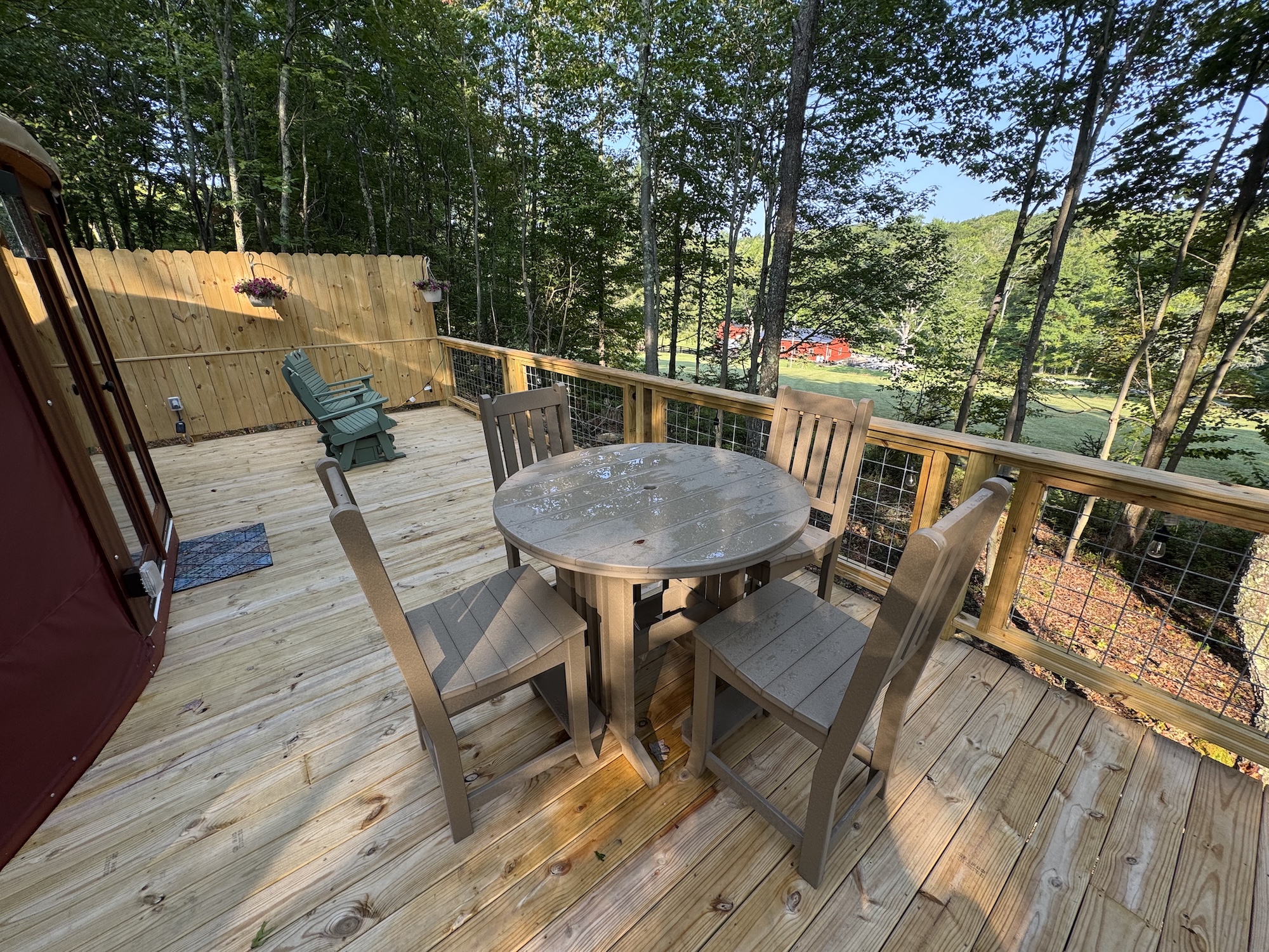 Deep Creek Glamping Huts at Sweet Springs in Garrett County, MD