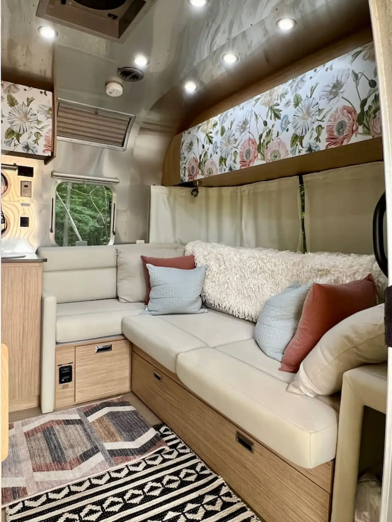 Moonbeam Camper Couch Area