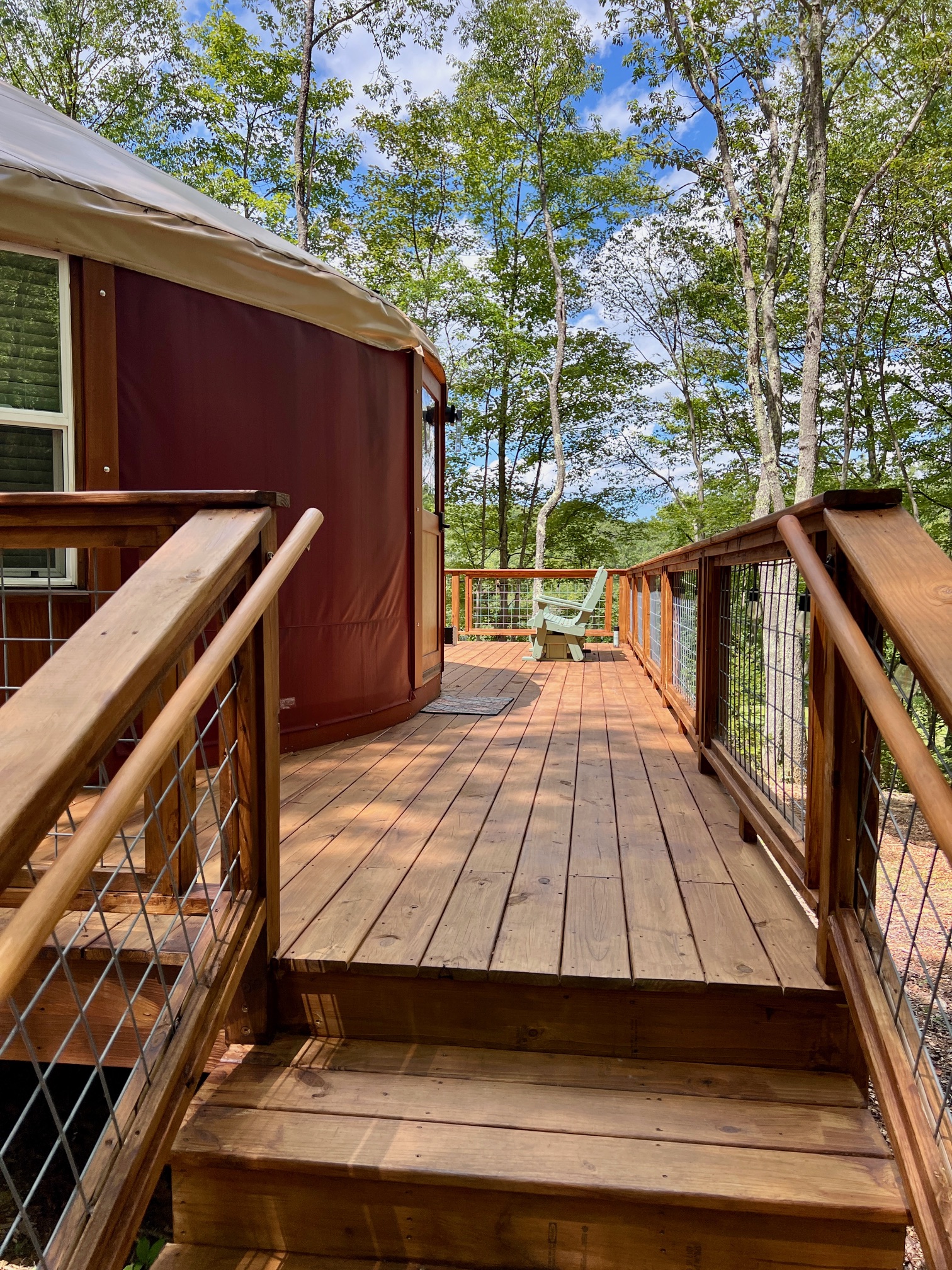 Deep Creek Lake Glamping-Sweet Springs Glamping- Yurt- Deer Pass