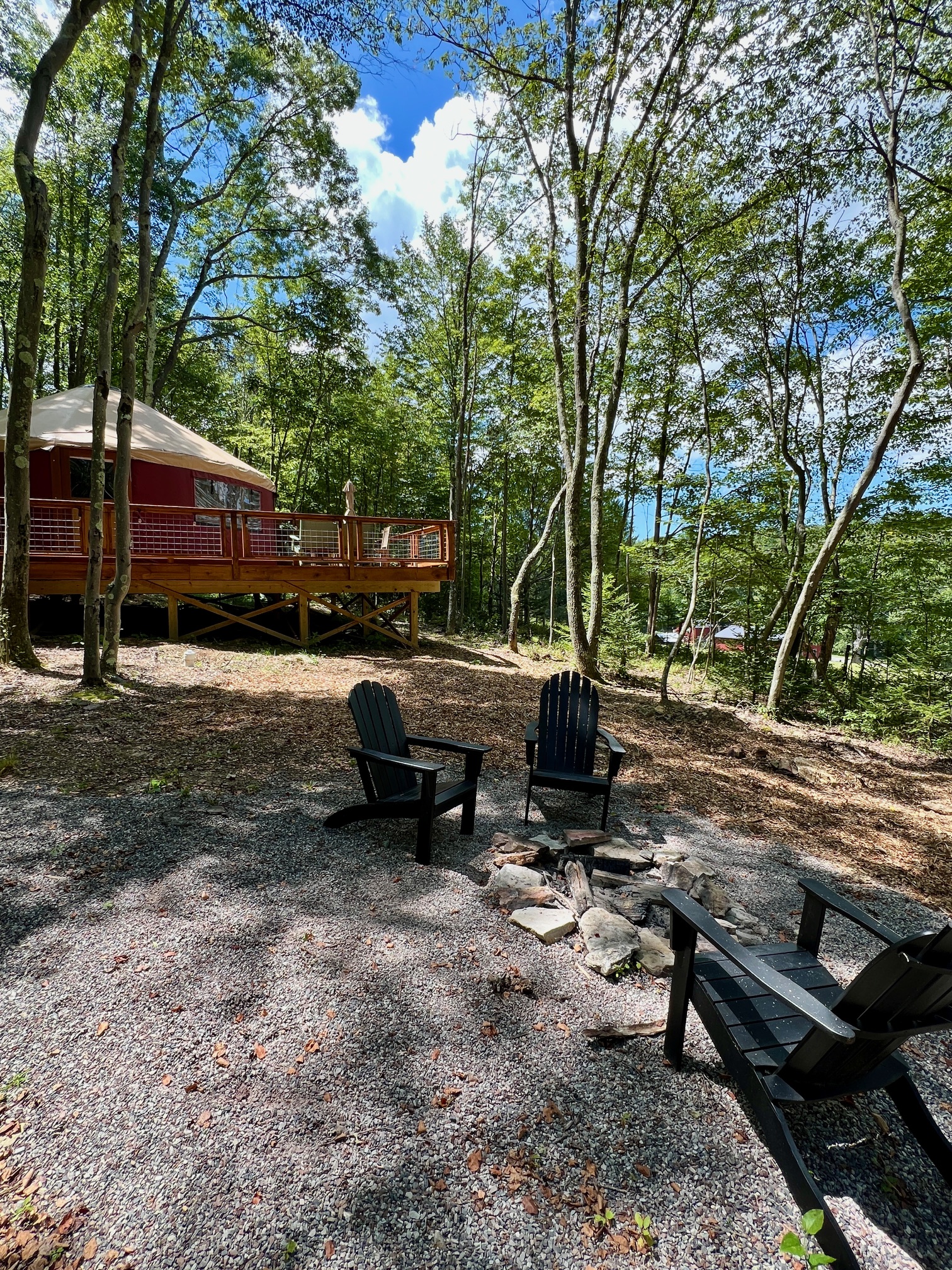 Deep Creek Lake Glamping-Sweet Springs Glamping- Yurt- Deer Pass